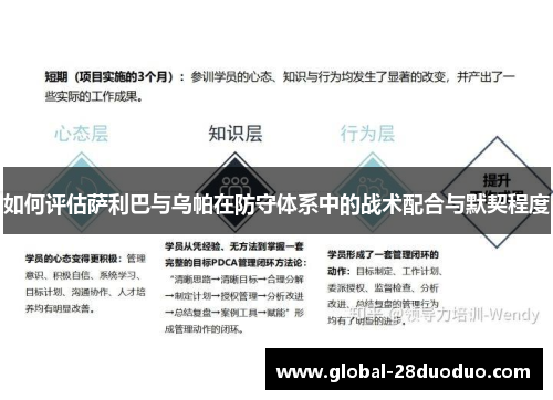 如何评估萨利巴与乌帕在防守体系中的战术配合与默契程度